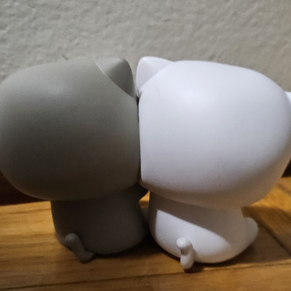 Dodowo Mitao Cat couple pizza figure - Picture 2 of 8